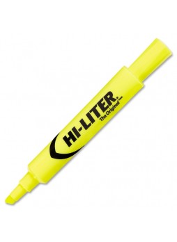 Chisel Marker Point Style- ave24000 - Fluorescent Yellow - Yellow - 12 / Dozen
